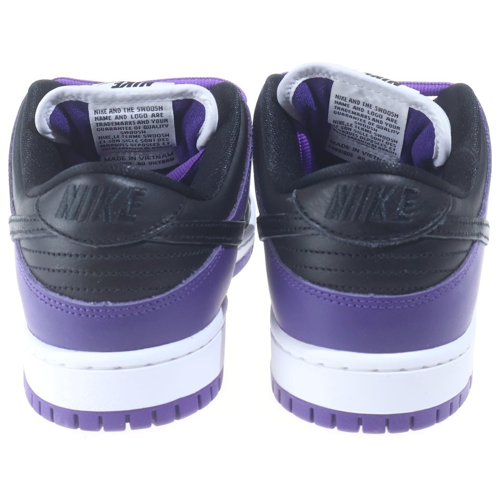 NIKE SB(ナイキエスビー) DUNK LOW PRO COURT PURPLE ダンク プロ コート ローカットスニーカー ホワイト/パープル/ブラック US9/27cm BQ6817-500