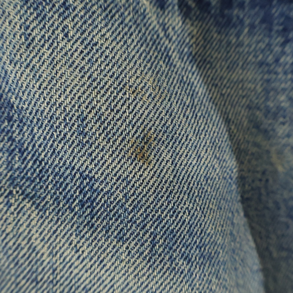 SUGAR CANE(シュガーケーン) STAR JEANS 065 レザーパッチ 隠しリベット セルビッチ レギュラーストレート デニムパンツ インディゴ