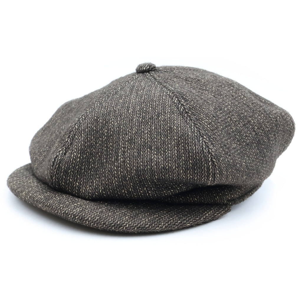 Brown's BEACH(ブラウンズビーチ) ×THE H.W DOG&CO CSQUET HUNTING CAP エイチダブリュードッグアンドコー ビーチクロス ごま塩 キャスケット ハンティングキャップ 帽子 ブラウン