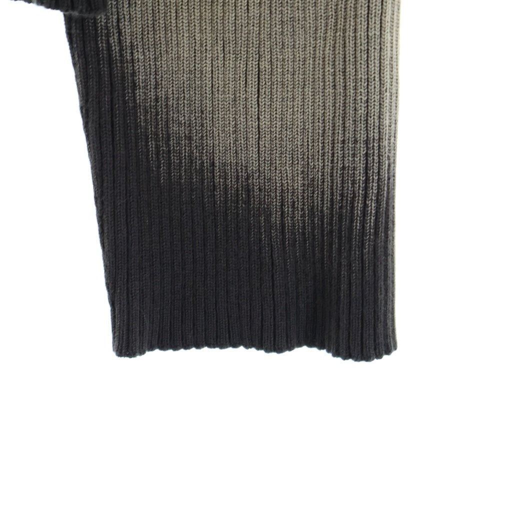 DIESEL(ディーゼル) 24SS K-DARIN オーバルD ロゴプレート フェード加工 プルオーバー リブニット レディース ブラウン A12455