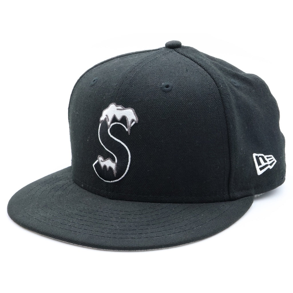 SUPREME(シュプリーム) 20AW ×NEW ERA S Logo Cap ニューエラ ロゴエンブロイダリー ベースボールキャップ ブラック