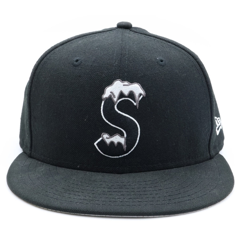 SUPREME(シュプリーム) 20AW ×NEW ERA S Logo Cap ニューエラ ロゴエンブロイダリー ベースボールキャップ ブラック
