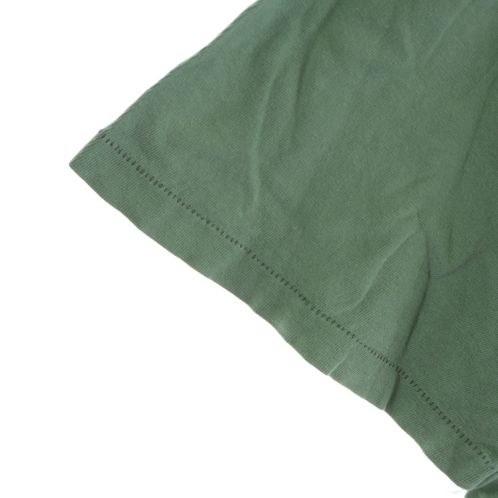 STUSSY(ステューシー) 90S VINTAGE OLD ヴィンテージ オールド 黒タグ USA製 両面ロゴプリント クルーネック半袖Tシャツ カットソー ライトグリーン