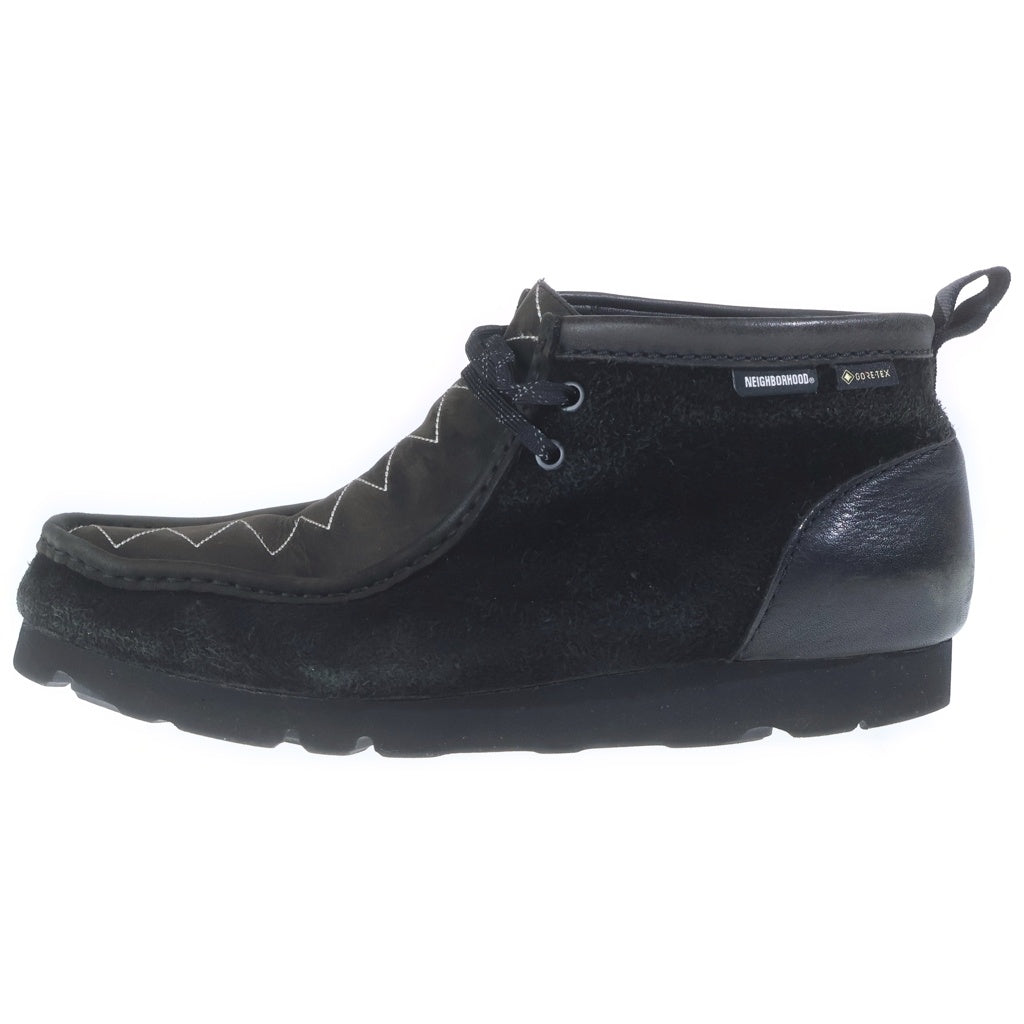 Clarks(クラークス) ×NEIGHBORHOOD WALLABEE BT GTX ネイバーフッド ゴアテックス ワラビー レザーブーツ ブラック US11/28cm 21621