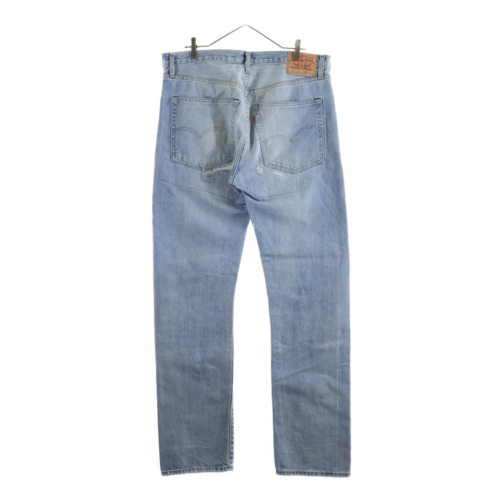 Levi's VINTAGE CLOTHING(リーバイス ビンテージ クロージング) 505 67年モデル復刻 ハードウォッシュ リペア加工モデル ジッパーフライ ストレート デニムパンツ インディゴ 67505-0111
