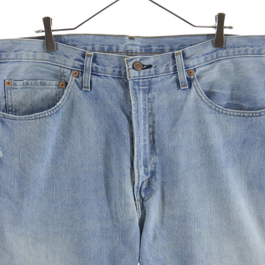 Levi's VINTAGE CLOTHING(リーバイス ビンテージ クロージング) 505 67年モデル復刻 ハードウォッシュ リペア加工モデル ジッパーフライ ストレート デニムパンツ インディゴ 67505-0111