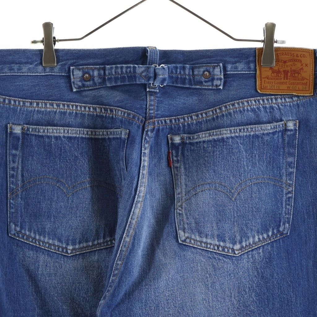 Levi's(リーバイス) 501XX 37年モデル復刻 ボタン裏3015 BIGE シンチバック 隠しリベット ボタンフライ ストレートデニムパンツ 37501-0018