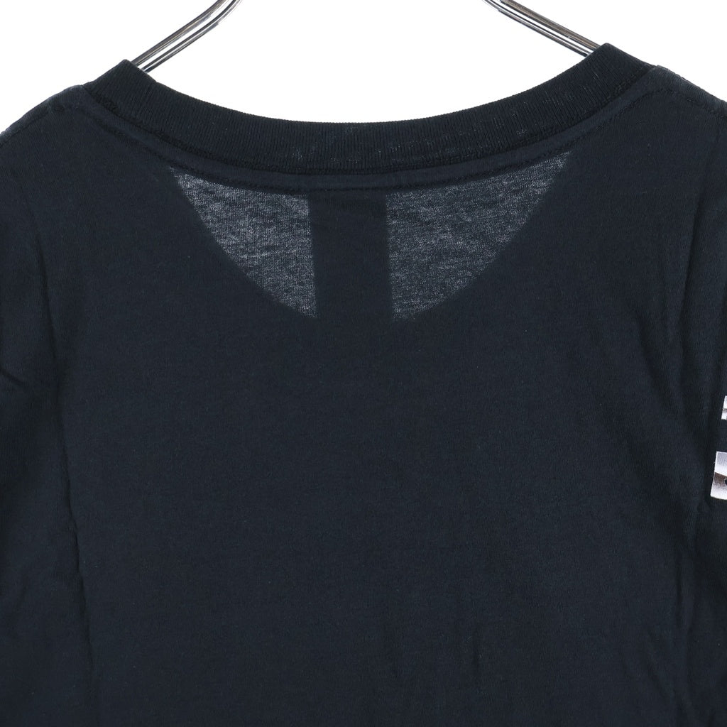THE NORTH FACE(ザノースフェイス) 18SS ×THE NORTH FACE Metalic Logo Tee ザノースフェイス メタリックロゴプリントTシャツ ショートスリーブ クローム半袖カットソー ブラック