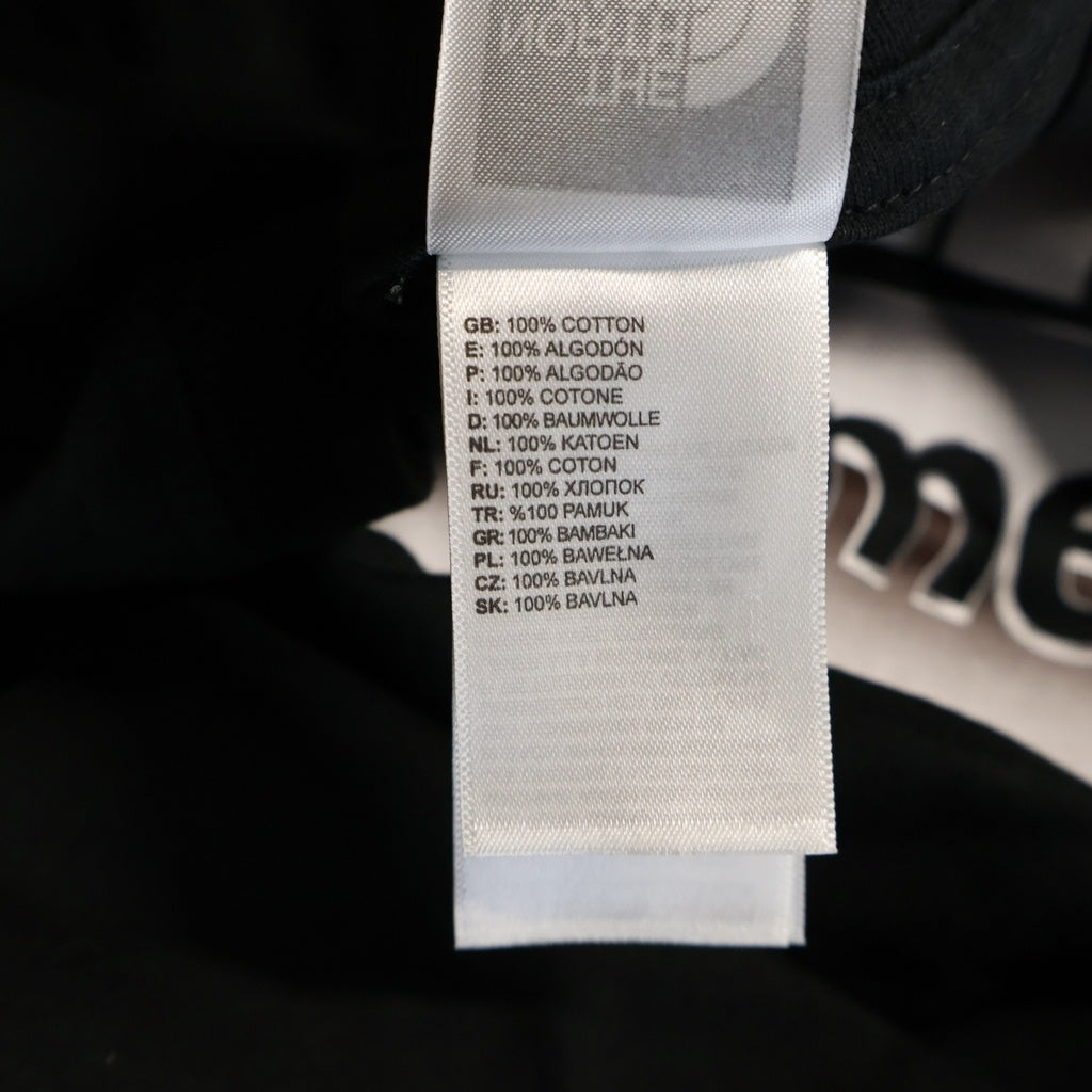 THE NORTH FACE(ザノースフェイス) 18SS ×THE NORTH FACE Metalic Logo Tee ザノースフェイス メタリックロゴプリントTシャツ ショートスリーブ クローム半袖カットソー ブラック