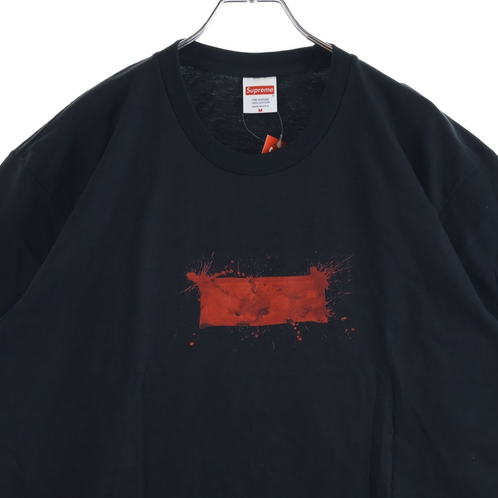 SUPREME(シュプリーム) 22SS Ralph Steadman Box Logo Tee ラルフステッドマン ボックスロゴ アートプリントTシャツ 半袖カットソー ブラック