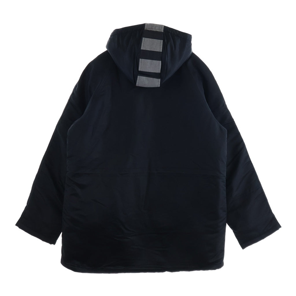 CHALLENGER(チャレンジャー) CLASSIC FLIGHT JACKET ジップアップ フーデッドナイロンフライトジャケット ブラック CLG-JK012-012