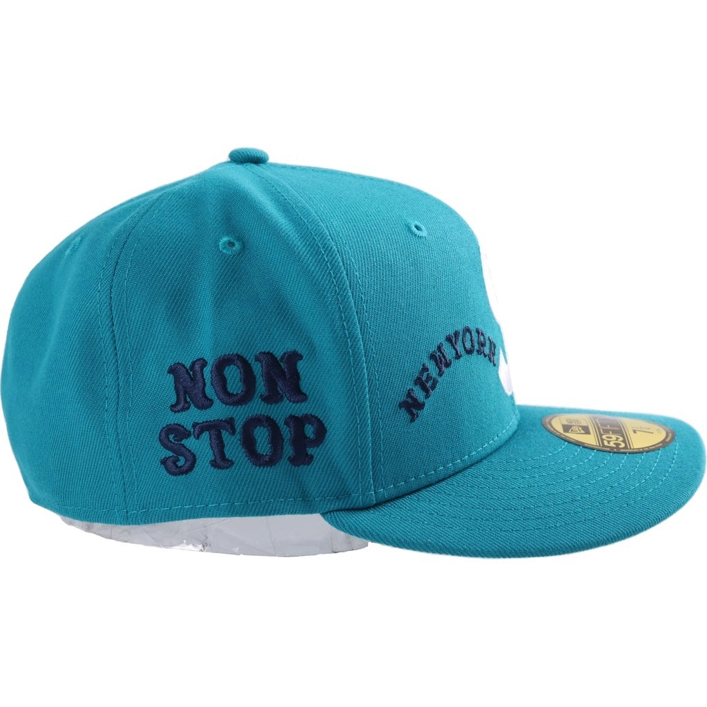 SUPREME(シュプリーム) 25SS ×NEWERA Homerun S Logo Cap 59FIFTY ホームラン Sロゴエンブロイダリー ベースボールキャップ 帽子 ターコイズブルー G2701272025