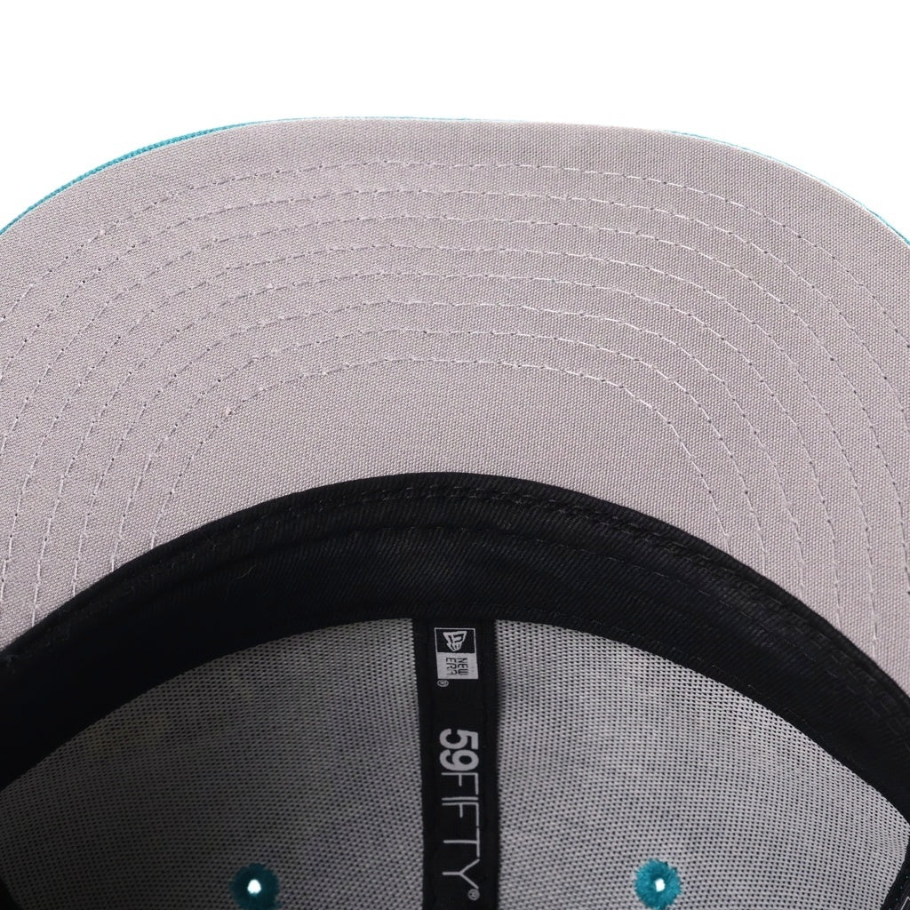 SUPREME(シュプリーム) 25SS ×NEWERA Homerun S Logo Cap 59FIFTY ホームラン Sロゴエンブロイダリー ベースボールキャップ 帽子 ターコイズブルー G2701272025