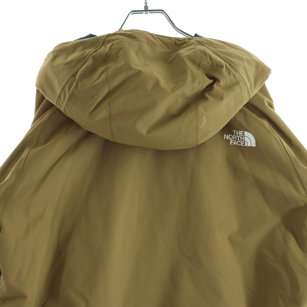 THE NORTH FACE(ザノースフェイス) STORMPEAK PARKA ストームピークパーカ ロゴプリント ジップアップ フーデッド ナイロンジャケット ブルゾン ベージュ NS61905