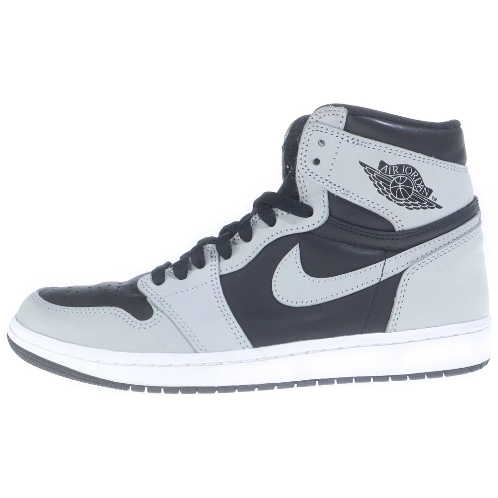 NIKE(ナイキ) AIR JORDAN 1 HIGH OG SHADOW 2.0 エアジョーダン シャドウ ハイカットスニーカー ブラック/グレー US9/27cm 555088-035