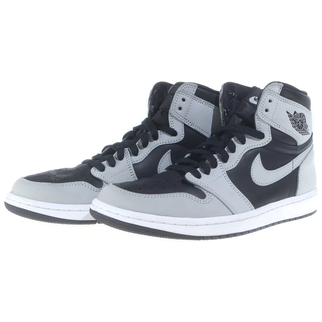 NIKE(ナイキ) AIR JORDAN 1 HIGH OG SHADOW 2.0 エアジョーダン シャドウ ハイカットスニーカー ブラック/グレー US9/27cm 555088-035