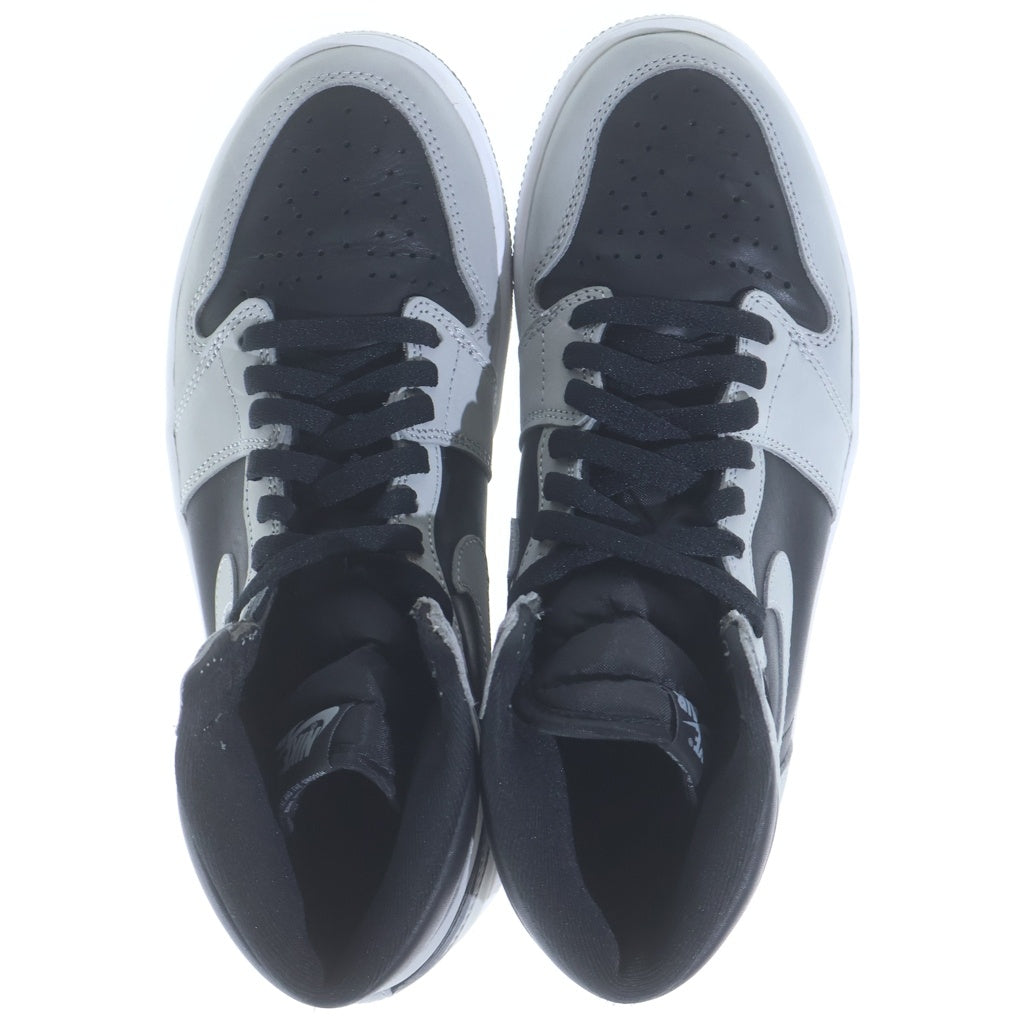NIKE(ナイキ) AIR JORDAN 1 HIGH OG SHADOW 2.0 エアジョーダン シャドウ ハイカットスニーカー ブラック/グレー US9/27cm 555088-035