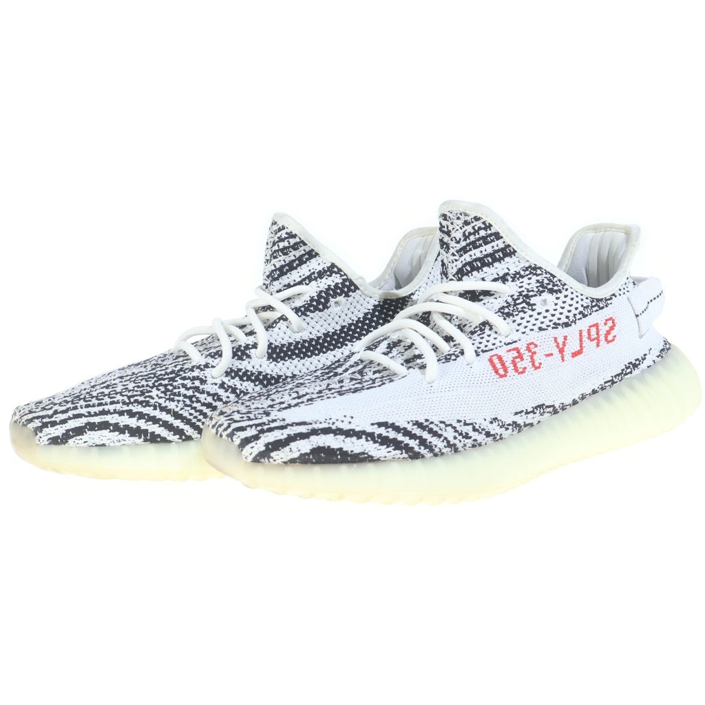 adidas(アディダス) YEEZY BOOST ZEBRA イージーブースト 350 V2 ゼブラ ローカットスニーカー ホワイト US9.5/26.5cm CP9654