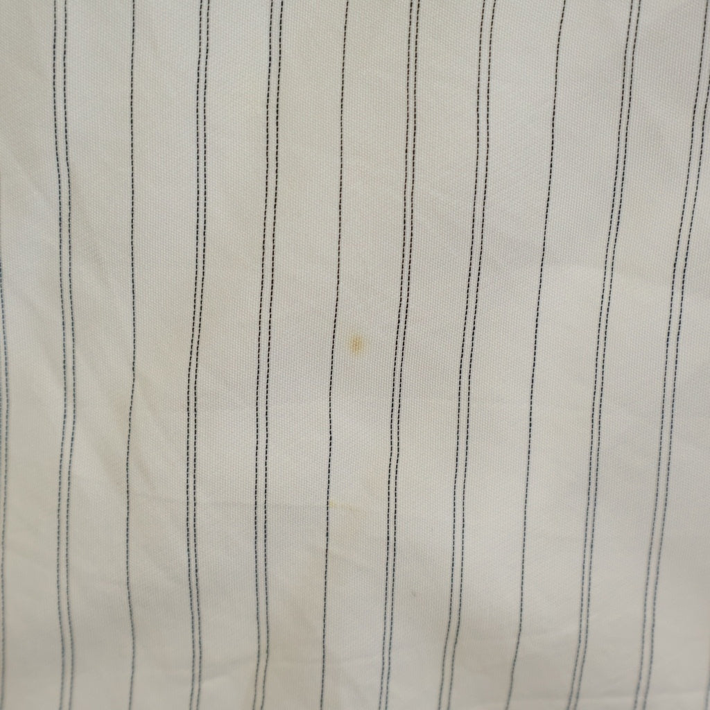 OAMC(オーエーエムシー) 20AW HENRY SHIRT STRIPED ヘンリー ストライプ ダブルフェイス 長袖シャツ ホワイト OAMR600836