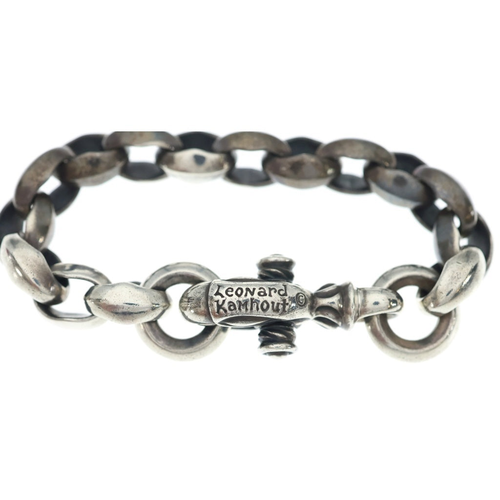 LONE ONES(ロンワンズ) SILK LINK MEDIUM BRACELET S プレーンサークル シルクリンクミディアムブレスレット シルバー MFB-0040M-PC-LK