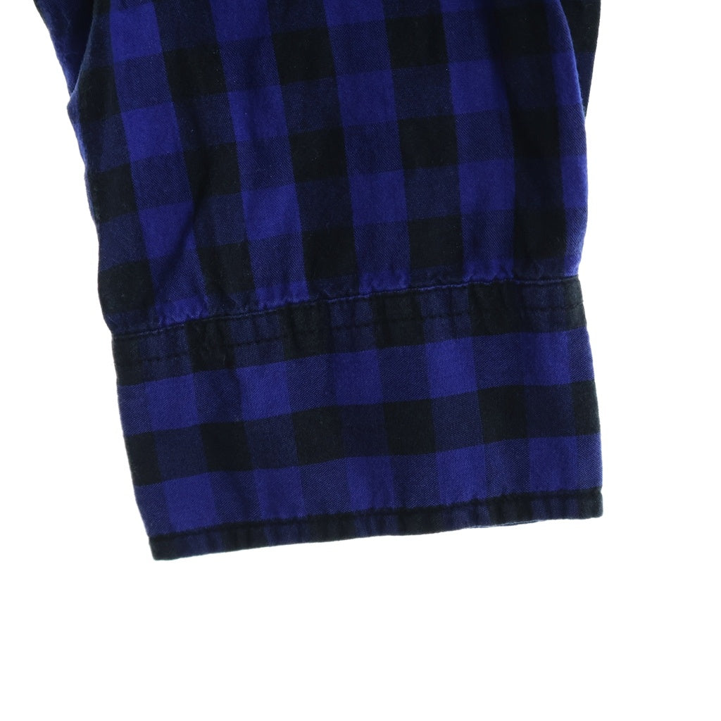 SUPREME(シュプリーム) 12AW Buffalo Check Shirt レギュラーカラー ボタンダウン バッファローチェック 長袖シャツ ブルー