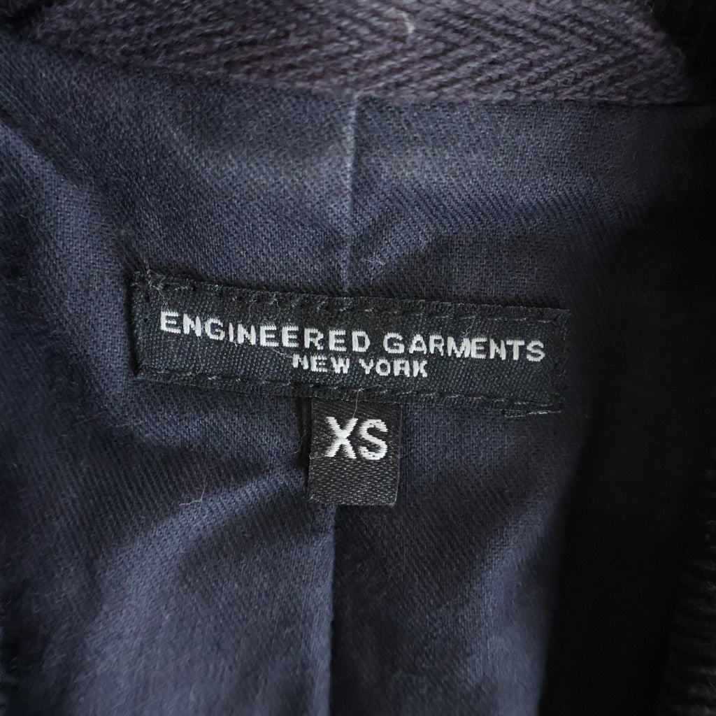 Engineered Garments(エンジニアド ガーメンツ) ANDFORD JACKET LOFTMAN別注 アンドフォード ウール コーデュロイ スプリット切替ジャケット ブラック