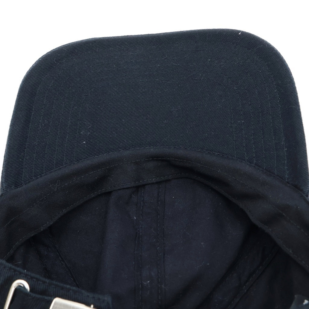 VETEMENTS(ヴェトモン) 16AW PARKING TOUR CAP パーキングツアー バック刺繍 ベースボールキャップ 帽子 ブラック WF17AC3