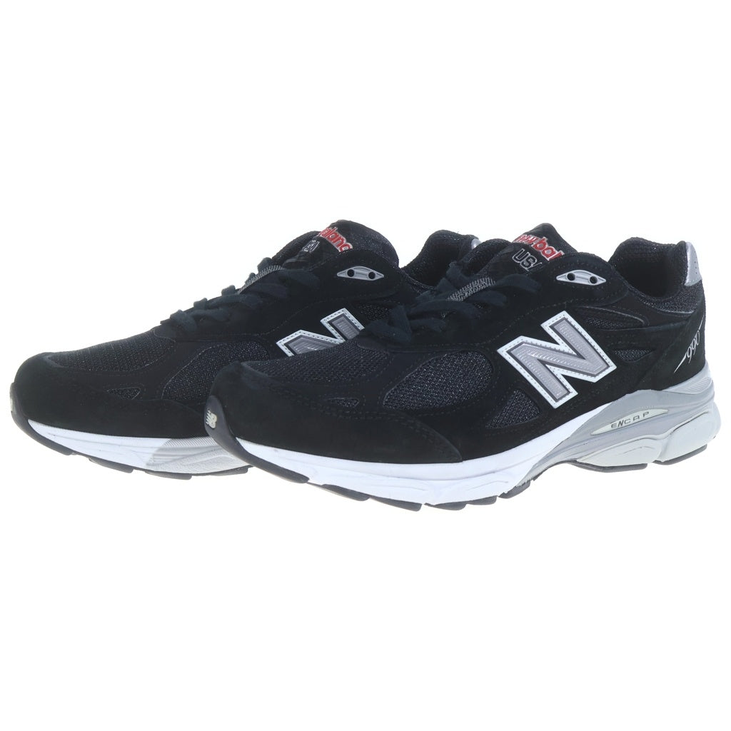 New Balance(ニューバランス) M990BS3 スウェード ローカットスニーカー ブラック US9.5/27.5cm