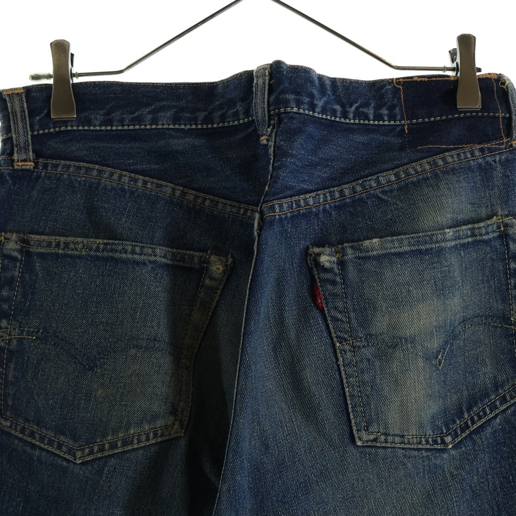 Levi's(リーバイス) 50S VINTAGE 501ZXX ヴィンテージ 両面タブ ビッグE 均等V オフセットセンターループ 隠しリベット ジップフライ デニムパンツ インディゴ