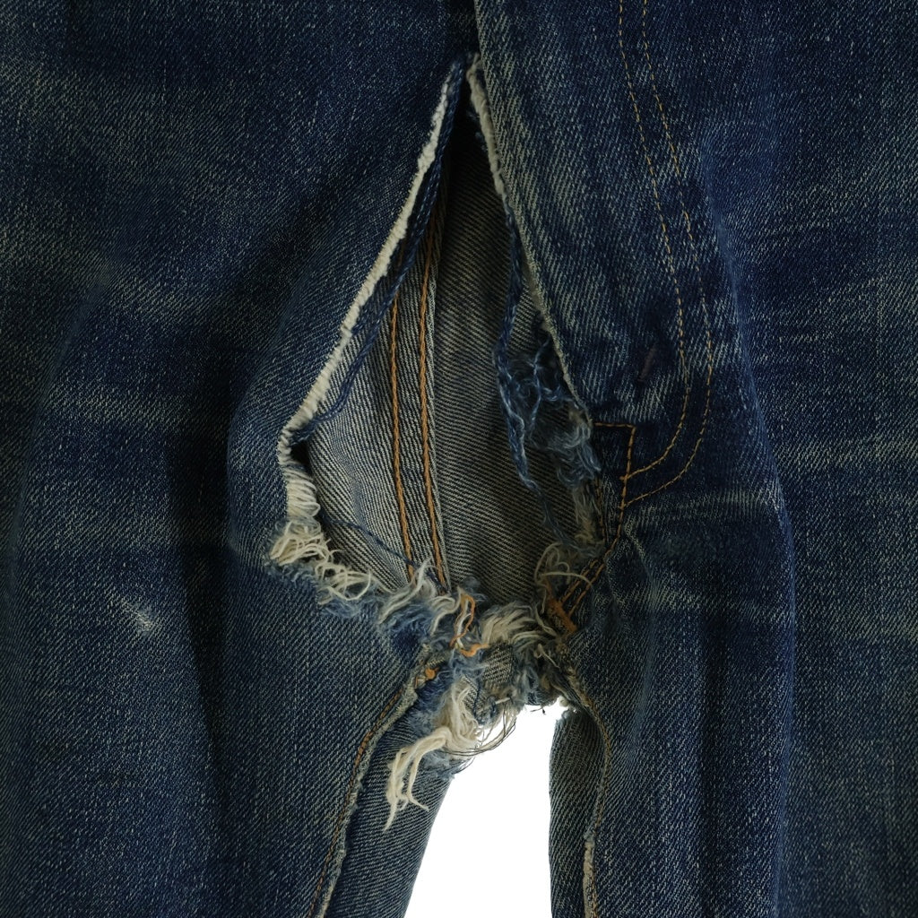 Levi's(リーバイス) 50S VINTAGE 501ZXX ヴィンテージ 両面タブ ビッグE 均等V オフセットセンターループ 隠しリベット ジップフライ デニムパンツ インディゴ
