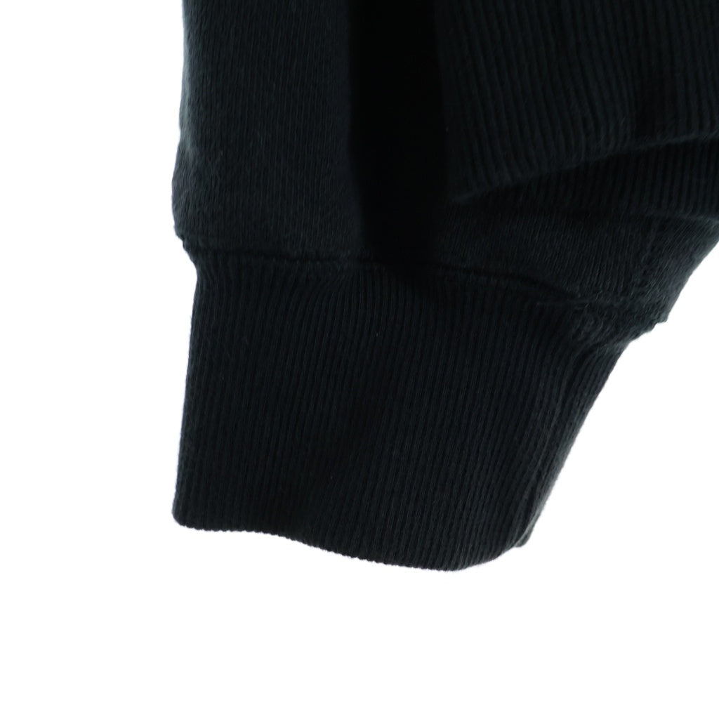 THE BLACK EYE PATCH(ブラックアイパッチ) LOGO SWEAT SHIRT フロントロゴ 取扱注意 プルオーバースウェットパーカー フーディー ブラック