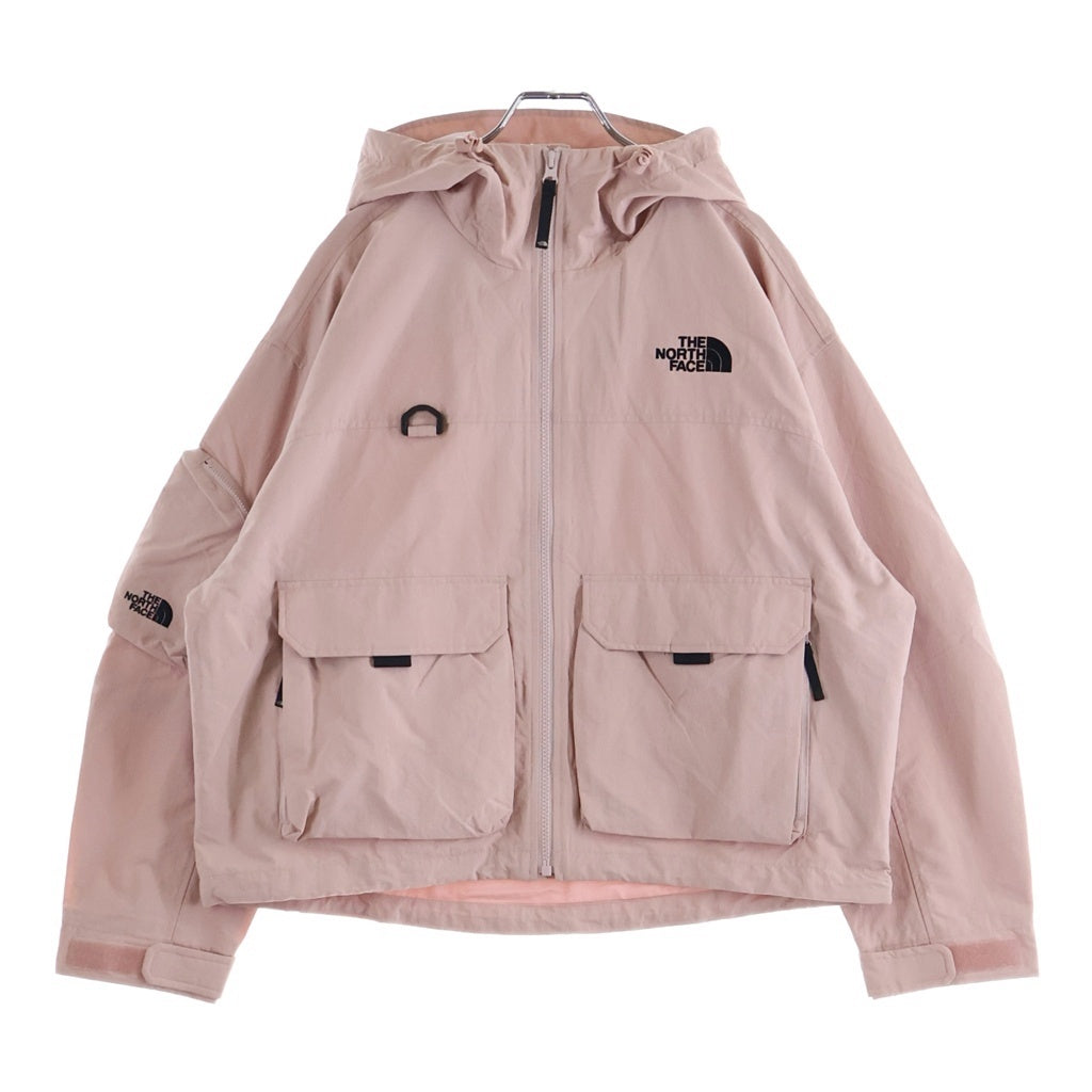 THE NORTH FACE(ザノースフェイス) WHITE LABEL W'S VESTI JACKET ホワイトレーベル ウィメンズ ベスティジャケット ロゴエンブロイダリー マウンテンパーカー レディース ピンク NJ3BR34B