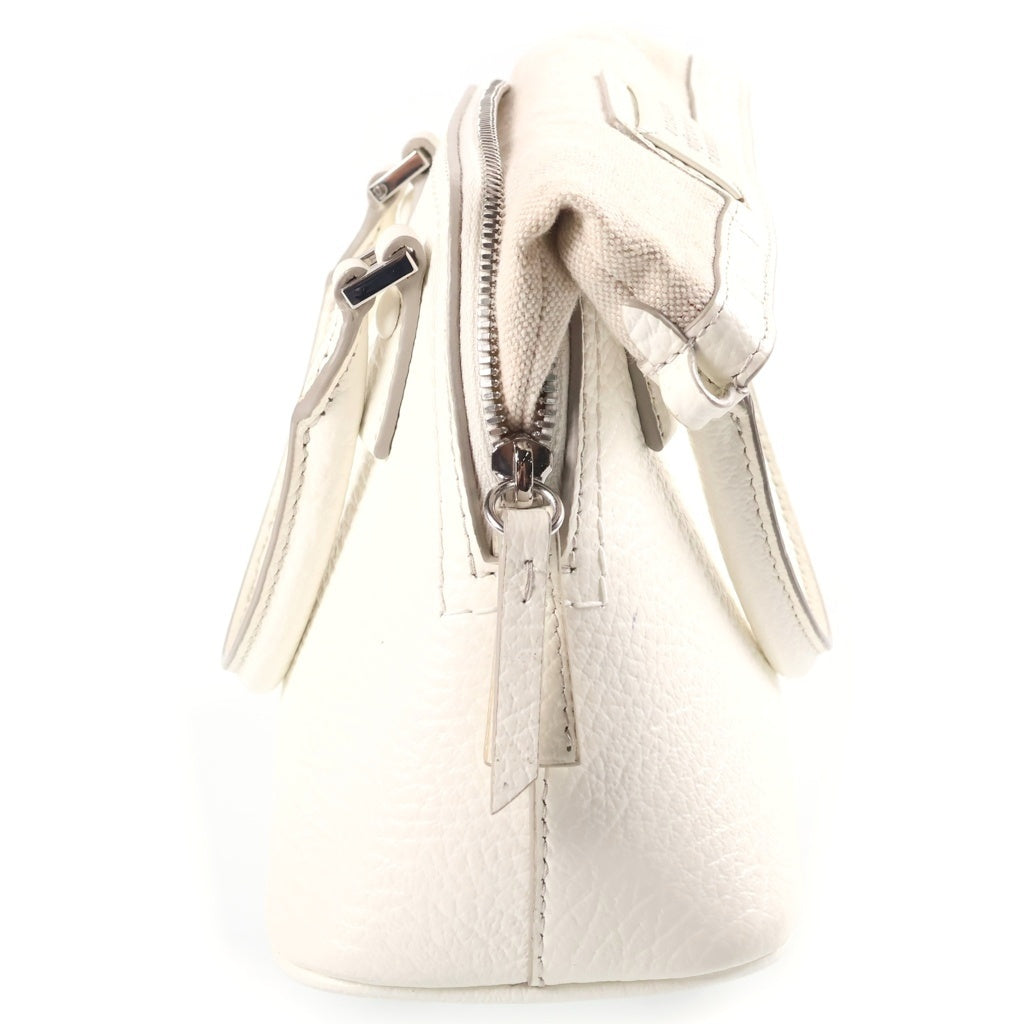 Maison Margiela(メゾンマルジェラ) 5AC MICRO BAG マイクロ レザー チェーンショルダーバッグ ホワイト S56WG0081 レディース