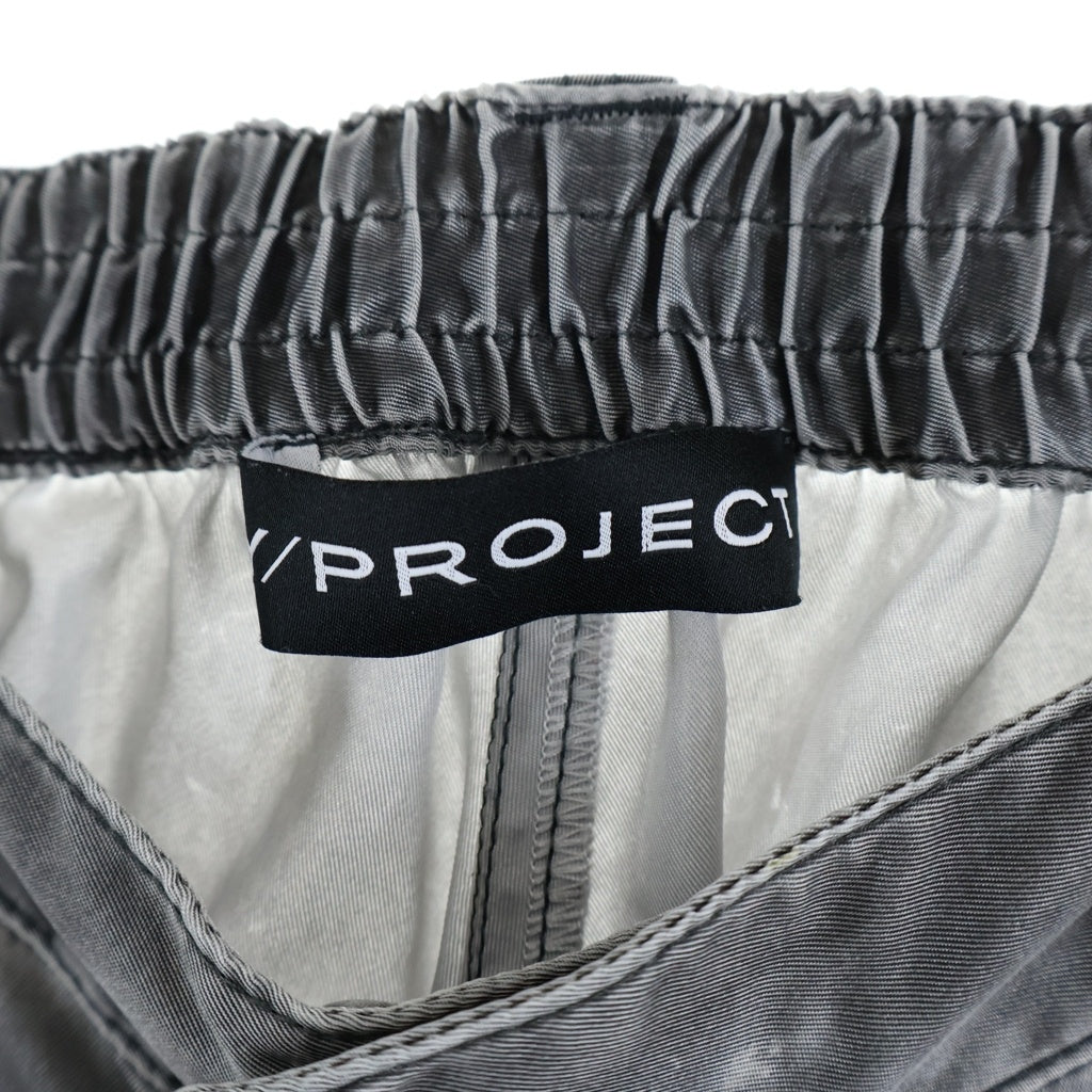 Y/PROJECT(ワイプロジェクト) POP UP PANTS ポップアップ ワイドバルーンパンツ グレー 203PA003