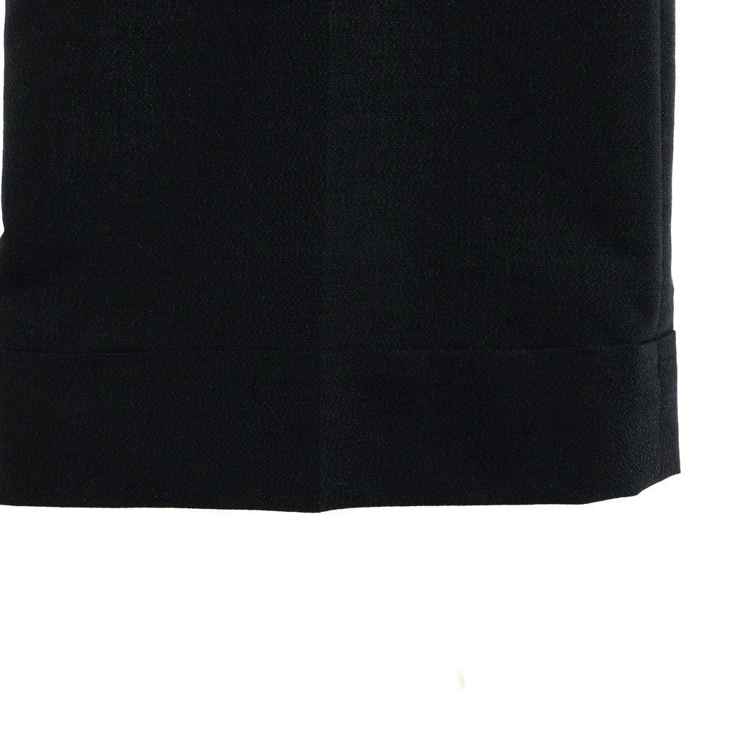 ORIMI(オリミ) LOCK LINE SLACKS ウール混 ロックライン スラックスパンツ ブラック S26209