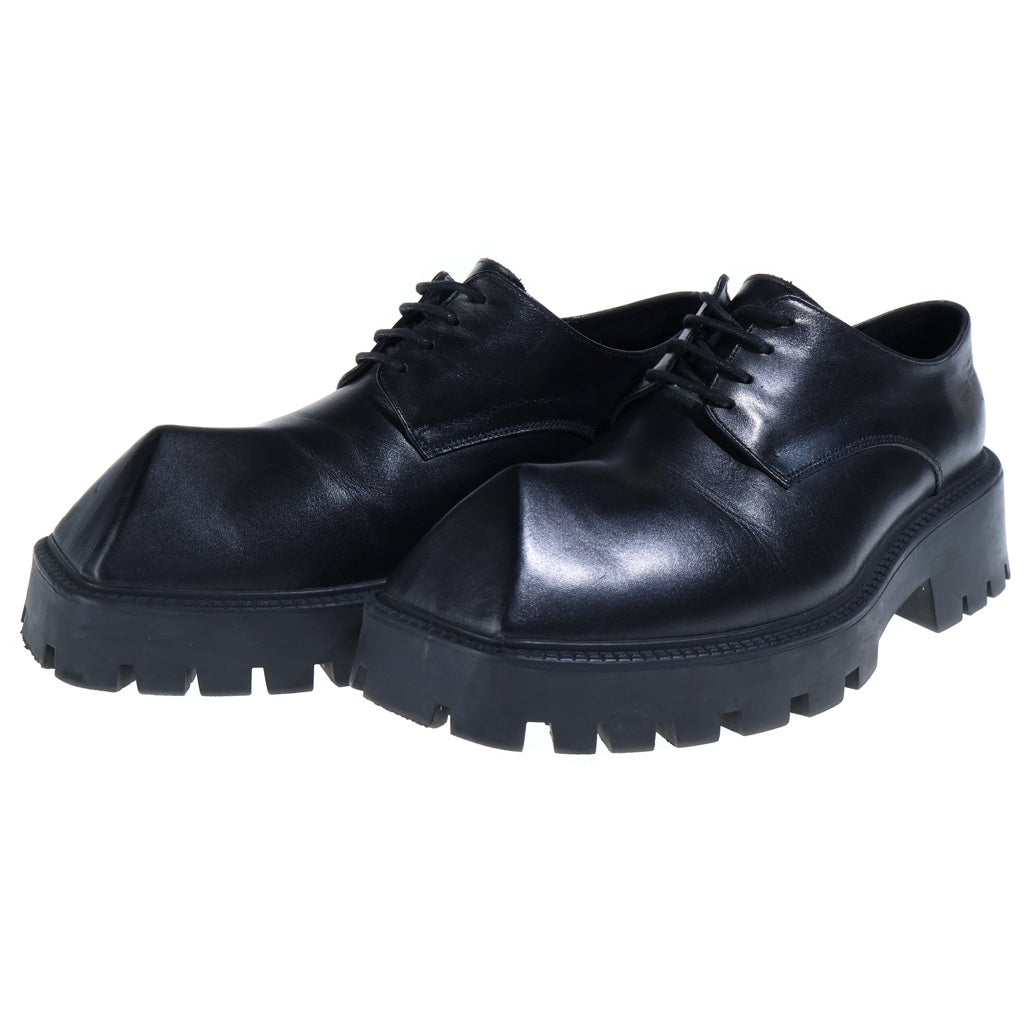 BALENCIAGA(バレンシアガ) Rhino Derby Shoes リノ レザー ダービーシューズ ブラック 656977