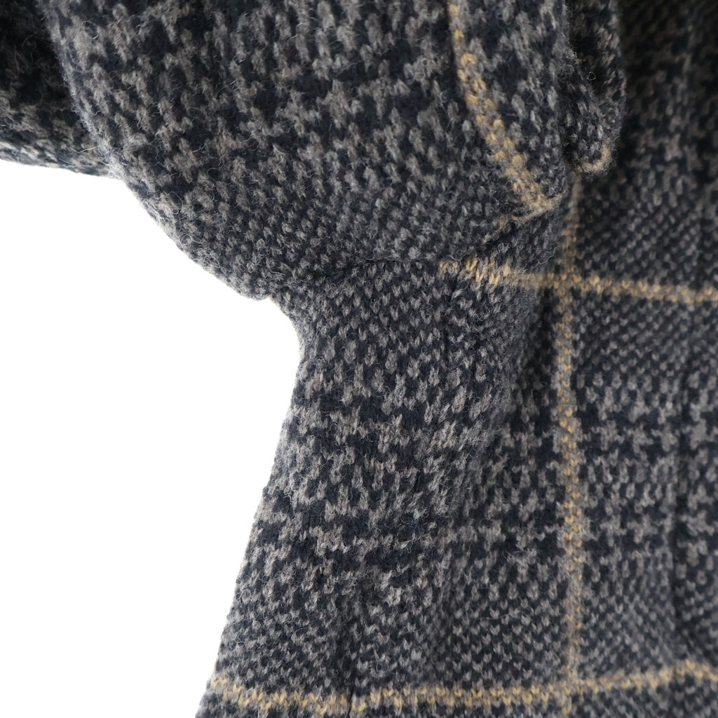 UNDERCOVER(アンダーカバー) 19AW チェック柄 ウール ニットジャケット ブラウン UCX4103-1