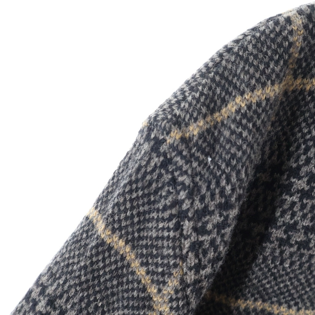 UNDERCOVER(アンダーカバー) 19AW チェック柄 ウール ニットジャケット ブラウン UCX4103-1