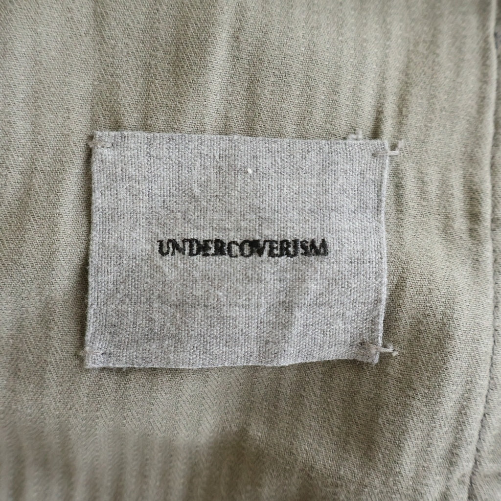 UNDERCOVER(アンダーカバー) 12SS バック刺繍 コットン 4ポケット カバーオール グレー I4105-1