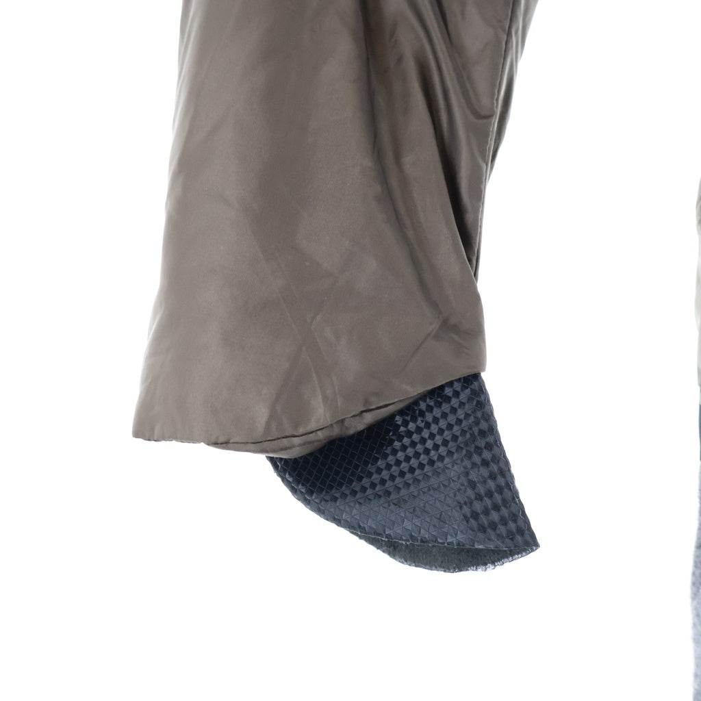 UNDERCOVER(アンダーカバー) 09AW ナイロンドッキング ウール ロングコート グレー/ブラウン D1103