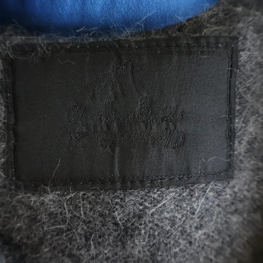 UNDERCOVER(アンダーカバー) 09AW ナイロンドッキング ウール ロングコート グレー/ブラウン D1103