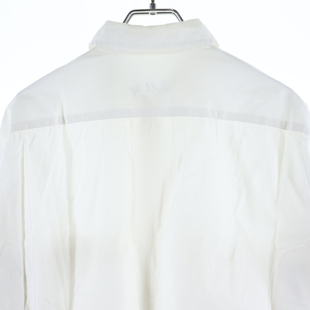 Porter Classic(ポータークラシック) ROLL UP SHIRT ロールアップ レギュラーカラー長袖シャツ ホワイト
