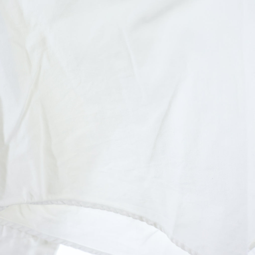 Porter Classic(ポータークラシック) ROLL UP SHIRT ロールアップ レギュラーカラー長袖シャツ ホワイト