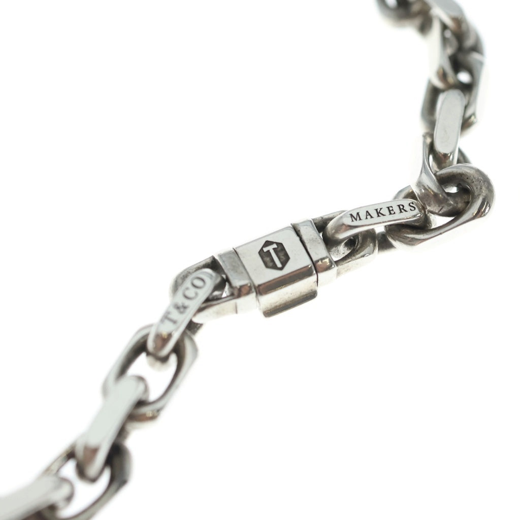 TIFFANY & Co.(ティファニー) MAKERS メイカーズ チェーンネックレス SV925 AU750 K18YG シルバー イエローゴールド レディース