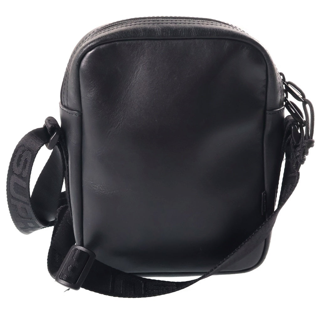 SUPREME(シュプリーム) 23AW Leather Shoulder Bag ボックスロゴ レザーショルダーバッグ ブラック