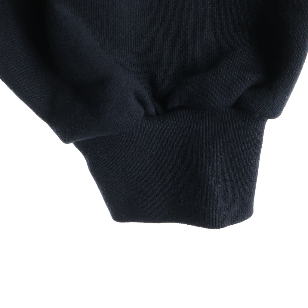 WTAPS(ダブルタップス) 25AW IDENTITY SWEATER COTTON バッグロゴプリント クルーネック プルオーバースウェット トレーナー ブラック 252ATDT-CPM02S