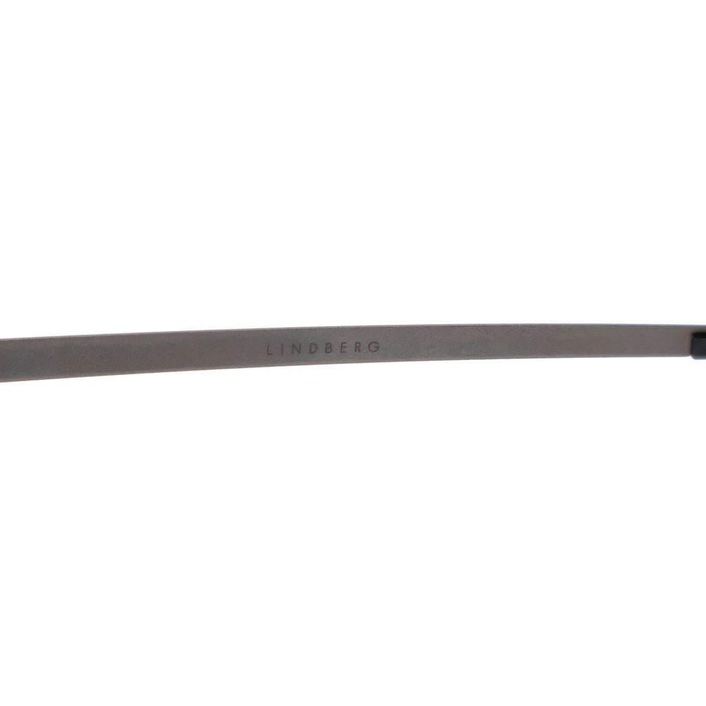 NO BRAND(ノーブランド) LINDBERG リンドバーグ Acetanium クラウンパントフレーム アセタニウム クリアレンズ サングラス メガネ ブラウン/シルバー 1046