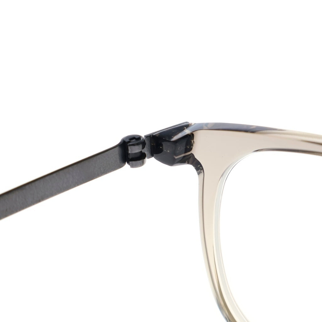 NO BRAND(ノーブランド) LINDBERG リンドバーグ Acetanium スクエアフレーム アセタニウム クリアレンズ サングラス メガネ グレー/シルバー 1059