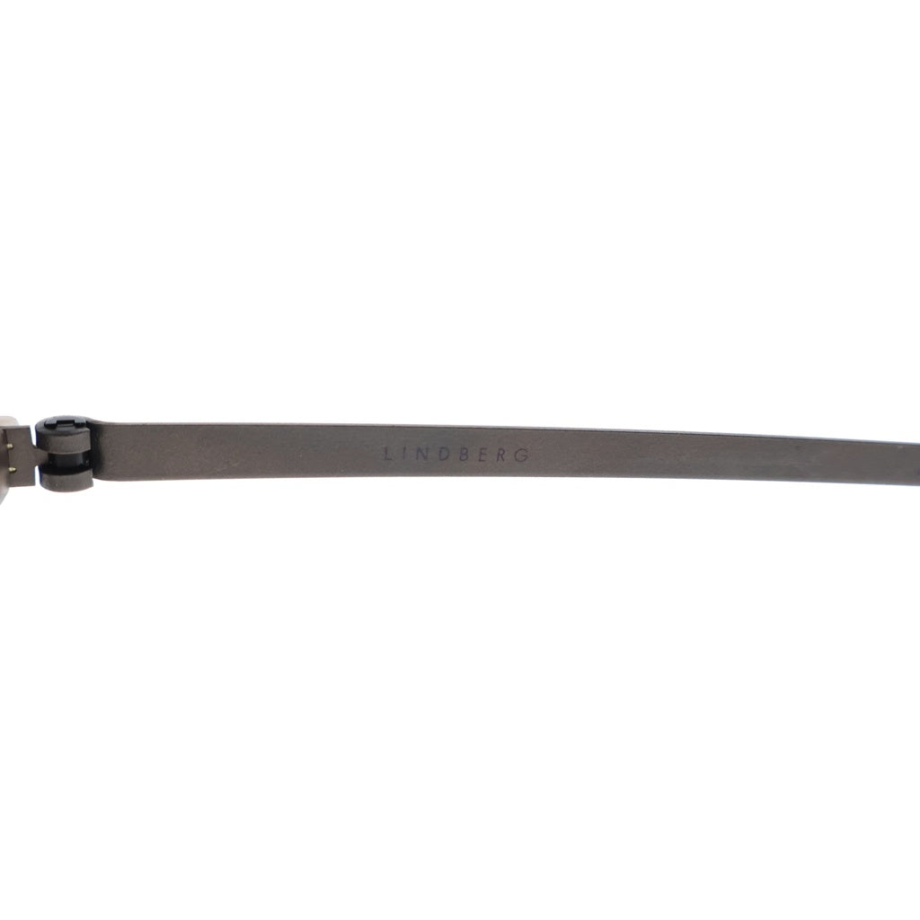 NO BRAND(ノーブランド) LINDBERG リンドバーグ Acetanium イレギュラーフレーム アセタニウム クリアレンズ サングラス メガネ グレー/シルバー 1055