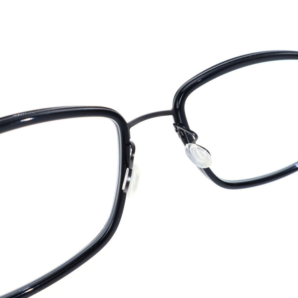 LINDBERG(リンドバーグ) Thintanium スクエアフレーム シンタニウム クリアレンズ サングラス メガネ ブラック 5803